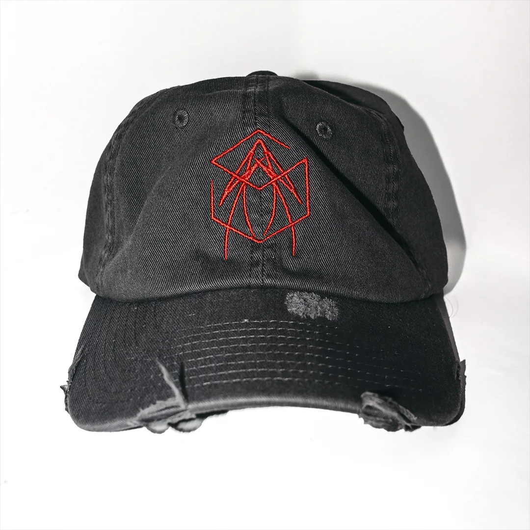  LOGO CAP DISTRESSED 